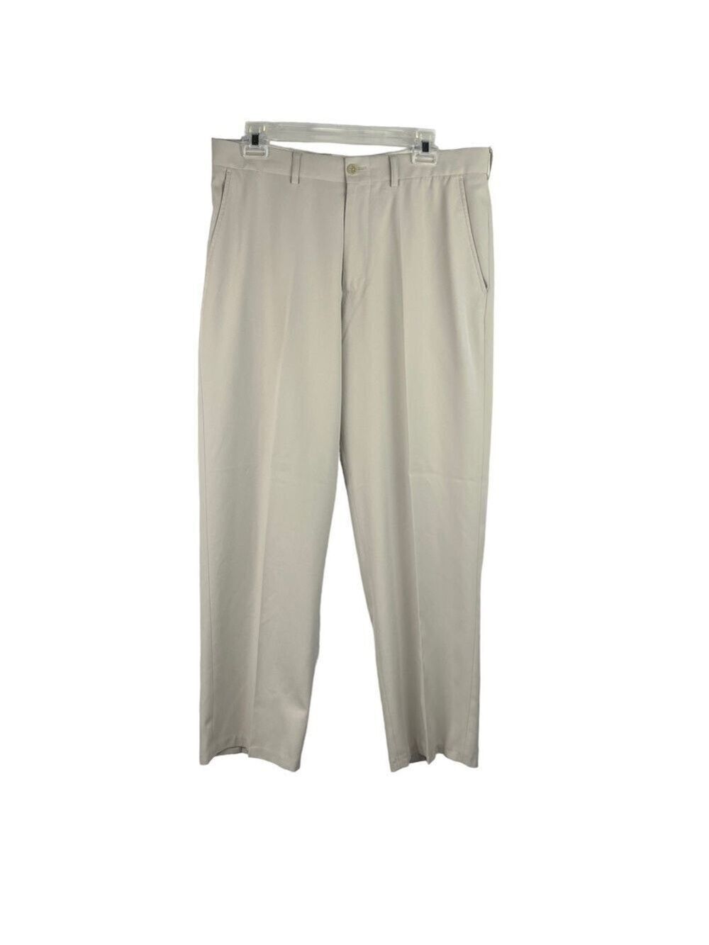 Euc-izod XFG, FlatFront, Pockets,Relaxed-Fit Performance Golf Slacks Dress Pants